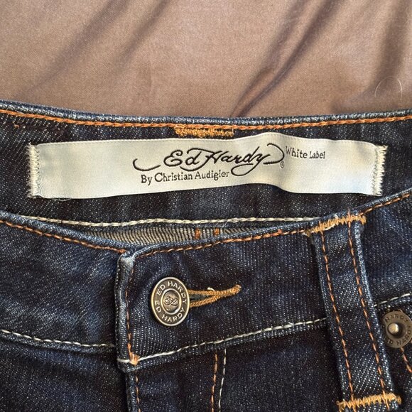 Ed Hardy by Christian Audigier Easy Rise Skinny Jeans Size 28 - Picture 7 of 7